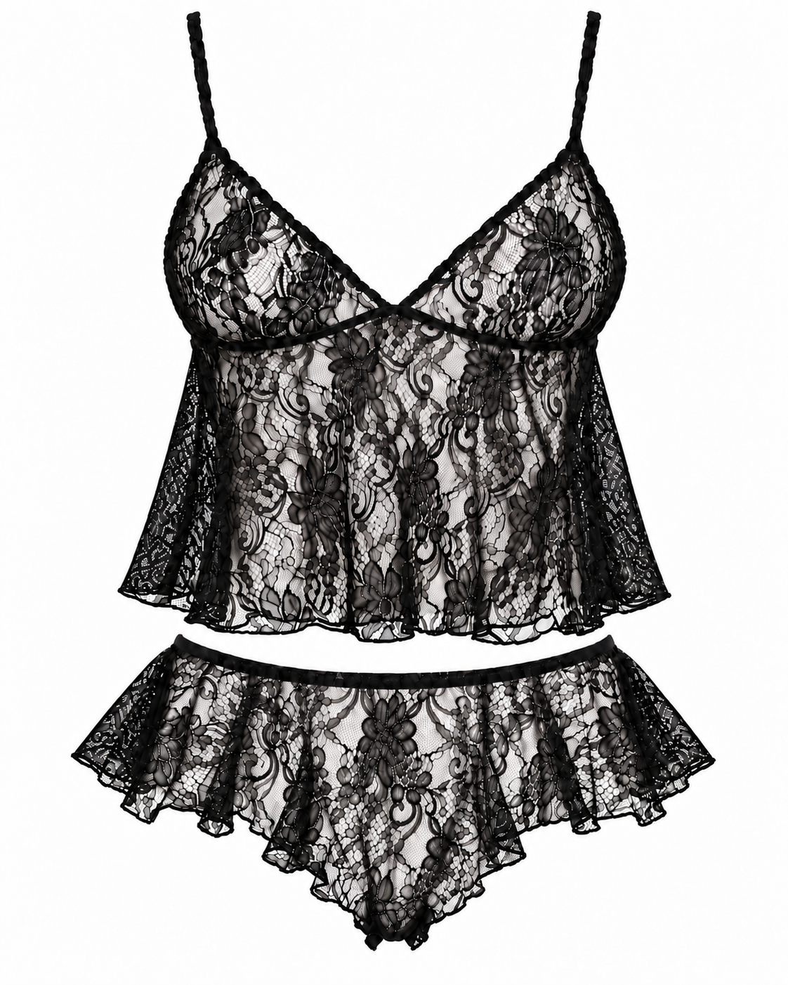 Black_Floral_Lace_Lingerie_Set