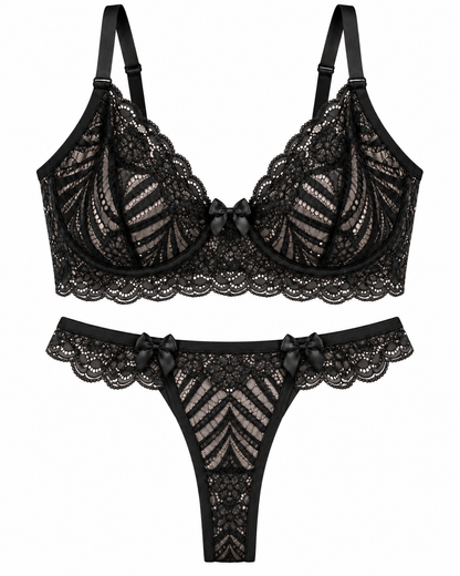 Victoria Brazilian Lace Lingerie Set