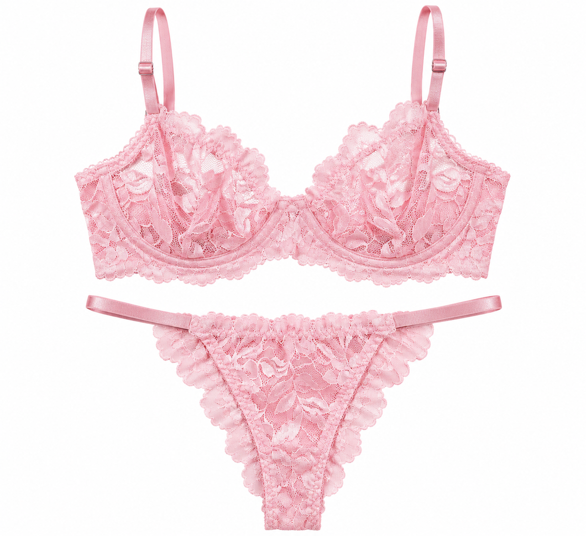 Floral Lace Lingerie Set