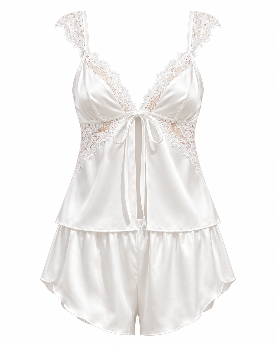 Ivory_Satin_Lace_Sleepwear_Set