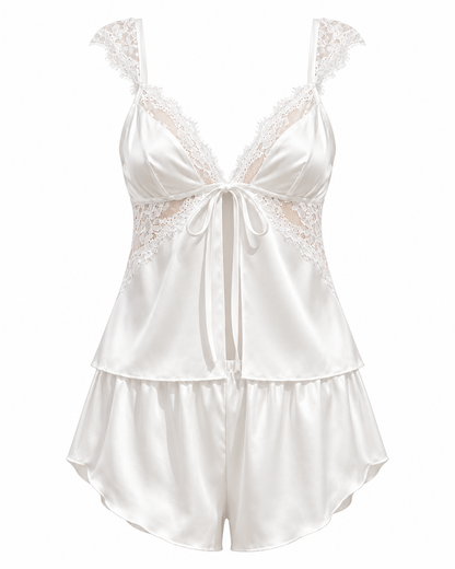 Ivory_Satin_Lace_Sleepwear_Set