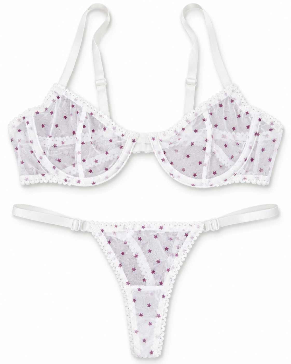 Starlight Sheer Lingerie Set