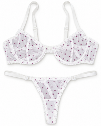 Starlight Sheer Lingerie Set
