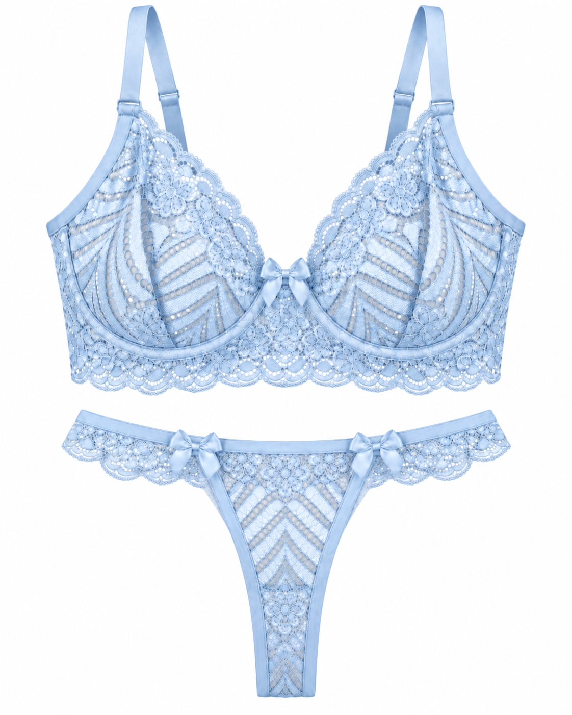 Victoria Brazilian Lace Lingerie Set