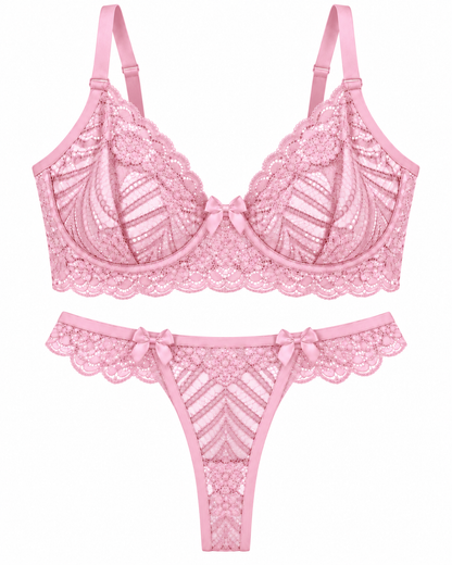 Victoria Brazilian Lace Lingerie Set