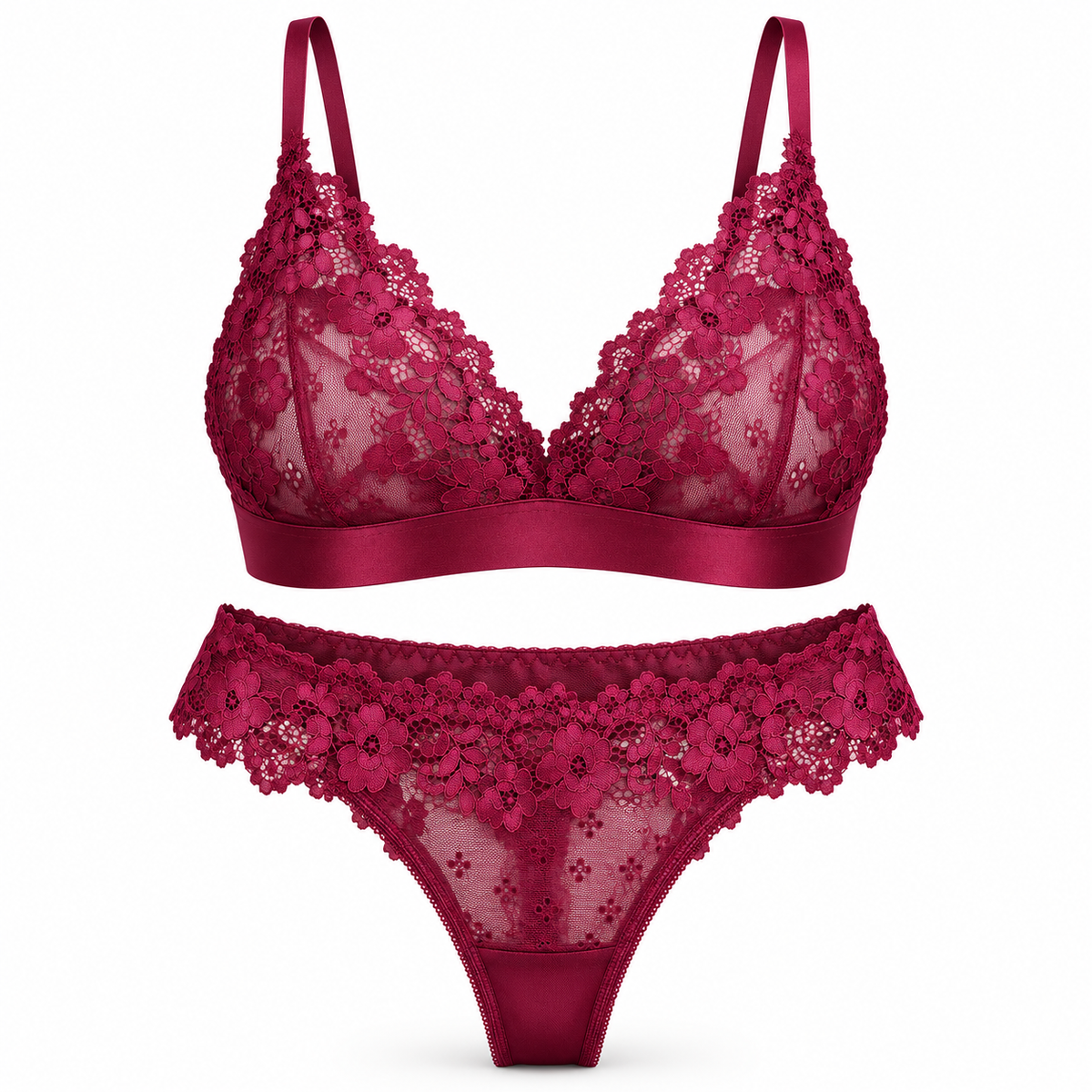 Élise Floral Lace Lingerie Set