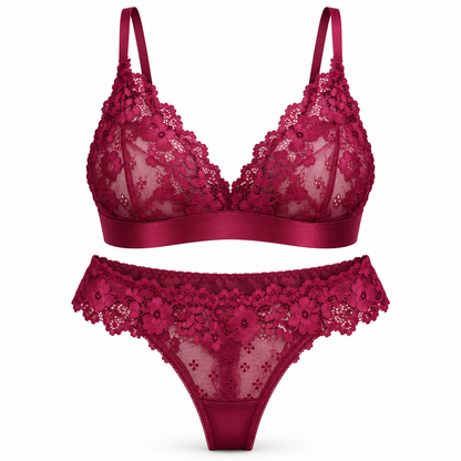 Élise Floral Lace Lingerie Set