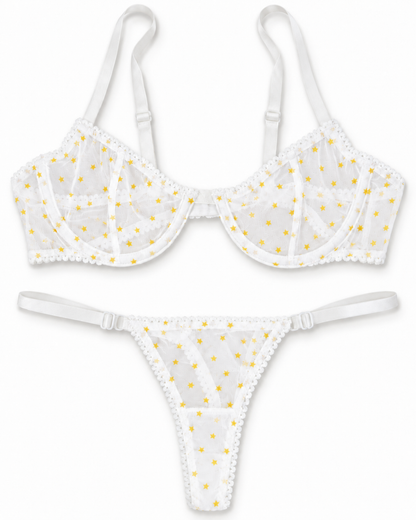 Starlight Sheer Lingerie Set