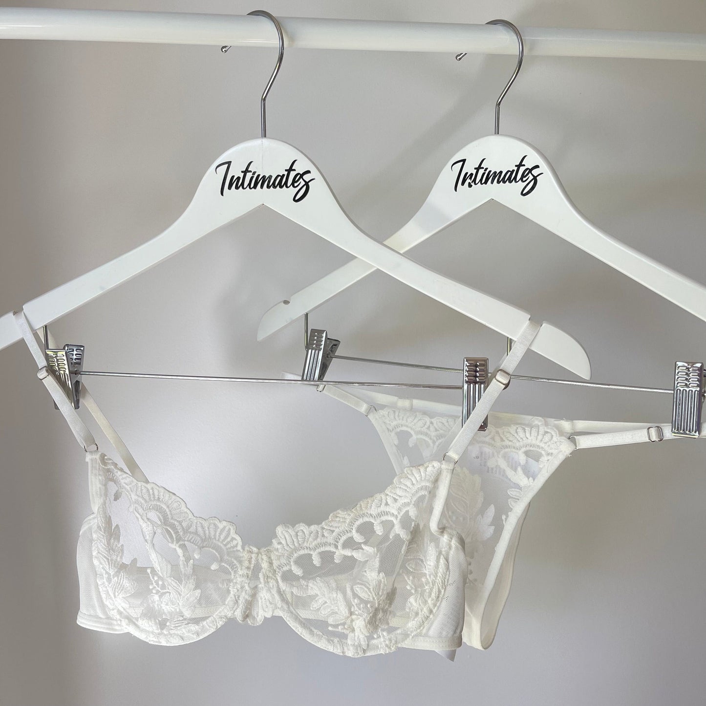 Undone Intimates Set featuring a matching bra and panty in soft, comfortable fabric, displayed on a flat surface.